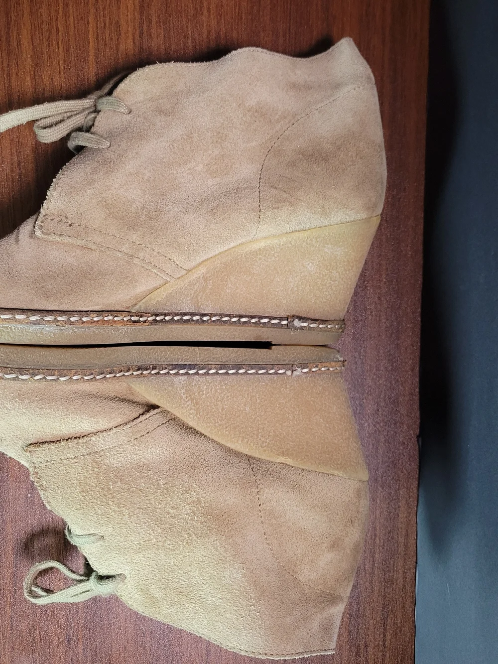 J Crew Women’s Desert Wedge Ankle Boot - Beige